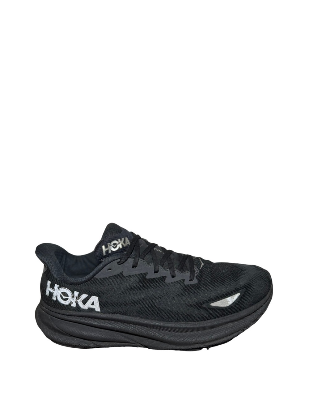 HOKA Clifton 9 GTX Men's Black Running Shoe size 12 D